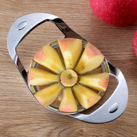 加厚大號鋅合金蘋果分切器 去核切蘋果神器 不銹鋼水果分離分割器1入