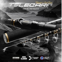 Joran KENZI TELECARP PRO 3907 Surf 390cm X Warp Carbon Fuji Guides Teleskopik Rod