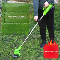 Electric Lawn Mower Small Household Lawn Mower Cordless Portable Handheld Garden Border Cutter lawnmower Gardening Tools