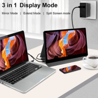 Slim 1080p 144hz type-c lcd touch screen Gaming monitor 13.3 15.6 inch laptop portable monitor for ps4