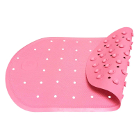 LB 1710 Non slip bath mat neon pink 26X43cm