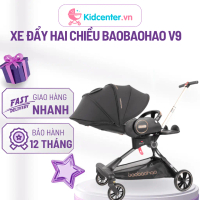 Xe Đẩy Hai Chiều Baobaohao V9, Xe Đẩy Gấp Gọn Với 3 Chế Độ Ngả Lưng Thoải Mái Cho Bé - Kidcenter
