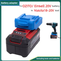 For OZITO/Einhell 20V Lithium Battery Converter TO Makita 18-20V Cordless Drill Tool Adapter (Only Adapter)