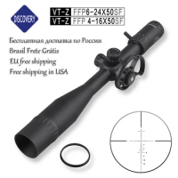 Discovery VT-Z 4-16 6-24X50SF FFP Scope First Focal Plane Hunting Riflescope Side Parallax Wheel Tactical Airsoft Optics Sights