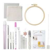 Needle Kits Include Embroidery Hoop, Needle, Pattern, Instructions