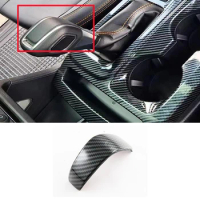 For Ford Ranger 2023 2024 Interior Accessories ABS Carbon Fiber Car Gear Head Knob Cover Trim Shift Handle Cover Sticker