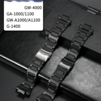 For Casio G-SHOCK Strap Air Fighter Anti-Allergy Frosted Series GW-A1100 Gw4000 Ga1000 with Tool Plastic Steel Watchband