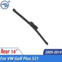 Wiper 14" Rear Wiper Blade For VW Golf Plus 521 2009 2010 2011 2012 2013 2014 Windshield Windscreen Rear Window