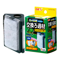 【GEX】日本五味 烏龜 專用過濾器替換棉 兩棲 碳板 活性碳 沸石 G-115-1單盒(角落過濾器專用替換棉1盒)