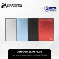 Osmous Slim Plus HDD External USB 3.0 SATA Portable Storage Hardisk 2.5 inch 5400 RPM 1TB Blue