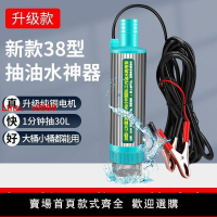 【台灣公司保固】電動超小抽油泵柴油泵12v抽水水泵抽油神器小型加油電動24v加油機