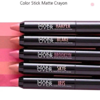 make over color stick matte crayon Waterproof Lipstik Bibir