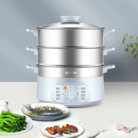 Stainless Steel Food Steamer Boilers Electric Cooking Noodle Roll Rice Multi Cooker Boiler Dim Sum Dampf Topf Kitchen Cookware