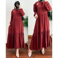 Baju GAMIS HERA DRESS WANITA MARON
