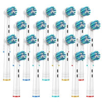 EB50 Cross Action Replacement Brush Heads For Braun Oral B D12 D16 D100 3757 3709 pro3 pro1max Electric Toothbrush Nozzles