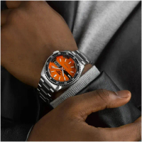【SEIKO 精工】5 Sports 55周年現代詮釋版 1969 機械錶-橘色 指針錶 手錶 禮物 畢業(SRPK11K1/4R36-13V0L)