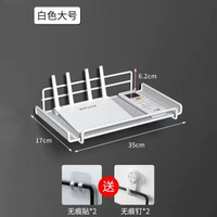 路由器放置架免釘安裝鐵藝置物架家用裝飾架網路裝置機頂盒收納架