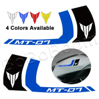 Reflective Motorcycle Tank Curve Decals Logo Decorate Cover Sticker Accessories Waterproof For Yamaha Mt07 Mt 07 Mt-07
