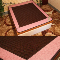 NEW Natural Heating Germanium&amp;Jade Thermal Bed Massage Cushion Mattress Health Care Cushion Pad 3 Size for You Choice