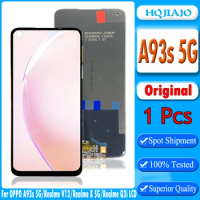 6.5" Original A93S 5G Display For Realme 8 5G LCD Touch Screen Digitizer Assembly For Realme V13 5G / Q3i 5G LCD Repair Parts