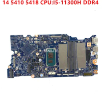 CN-0KX55F 0KX55F KX55F For Dell Inspiron 14 5410 5418 Laptop Motherboard 203067-1 Mainboard CPU:I5-11300H SRKH6 DDR4
