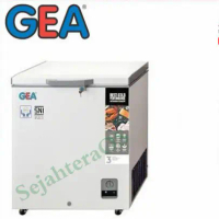 GEA Chest Freezer Kulkas Bak Pembeku Daging : AB108R