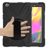 Case for Samsung Tab A 8.0 T290 2019 Cover ShockProof Shell With Hand Strap Coque Case for Samsung Galaxy Tab A8 SM-T290 T295