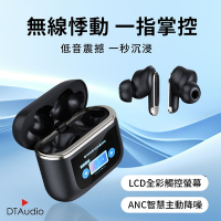 聆翔觸控屏雙降噪藍芽耳機｜ 觸控螢幕 藍牙5.4 ANC ENC降噪 藍芽耳機 無線耳機 降噪耳機 運動耳機