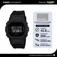 G-Shock Jam Tangan Pria DW-5600BB-1DR Original Digital
