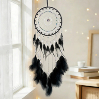 New Dreamcatcher Feather Wind Chime Hanging Decoration INS Bohemian Style Garden Wedding Decoration