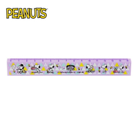 【日本正版】史努比 雙面刻度直尺 15cm 直尺 塑膠尺 Snoopy PEANUTS - 581347