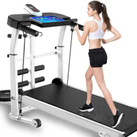 Eu stockTreadmills Multifunctional Foldable Mini Fitness Home Treadmill Exercise Equipment Gym Folding House Fitness Treadmills