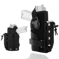 Concealed Gun Holster Tactical Molle Pistol Holster Handgun Holster Magazine Pouch Revolver Holster Airsoft Hunting Accessories