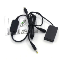 USB Type C USB-PD Converter to DC Cable + EP-5C DC Coupler EN-EL20 dummy battery for Nikon 1J1 1J2 1J3 1S1 1AW1 1V3