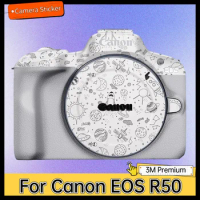 For Canon EOS R50 Camera Body Sticker Protective Skin Decal Vinyl Wrap Film Anti-Scratch Protector Coat