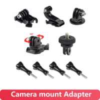 Accessories Kit for Action Camera Tripod Mount Adapter Quick Release Buckle Mount for Gopro Hero 12 11 10 9 8 Insta360 DJI osmo