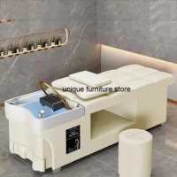 Water Circulation Shampo Chair Treatment Comfortable Shower Head Massage Shampoo Bed Rest Room Silla Peluqueria Salon Furniture