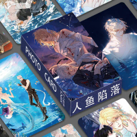 การ์ด Lomo, 54-55pcs, การ์ตูนมังงะและอะนิเมะ, อัลท์แมน, โคนันหรือ Lomo, ชินชังหรือ NIGHT BY THE SEA,