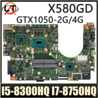 X580GD Mainboard For ASUS Vivobook N580G NX580G M580G N580GD NX580GD M580GD Laptop Motherboard i5 i7 8th Gen CPU GTX1050-V2G/V4G