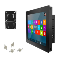 21.5 Inch Wall-mounted Embedded Industrial AIO PC Mini Computer PC Panel with Resistive Touch Screen WiFi RS232 COM 1920*1080