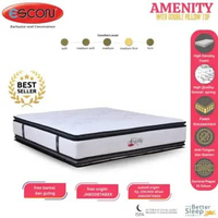 Escon Amenity Springbed Double Pillowtop – Kasur Spring Bed Saja 100 x 200