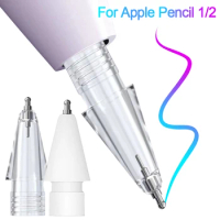 Suitable for Apple Pencil 1 2 Replacement Tips Elastic Mute Stylus Pen Tip For iPad iPencil Noiseless Anti Waer Nibs Accessories