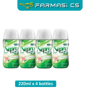 PROMO Abbott Nepro Complete Nutrition High Protein Vanilla Flavour ( 220ml x 4 ) EXP:10/2026 [ ready