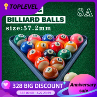 XinKang-Standard Billiard Balls Set, 58mm, 57.2mm, phenolic Resin, Pool Table Balls, Billliard Accessories