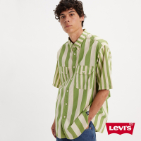 Levi s Skateboarding滑板系列 男款 雙袋條紋短袖襯衫
