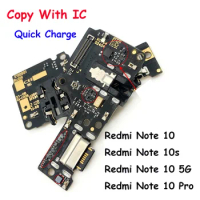 1 Pce USB Charger Port Jack Dock Connector Flex Cable For Redmi Note 10 Pro / Note 10 5G / Redmi Note 10s Charging Board Module