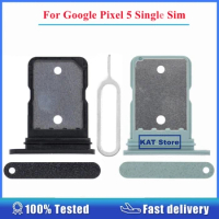 For Google Pixel 5 2020 SIM Card Holder Slot Single Sim Tray With Eject Pin Tool Replacement Parts