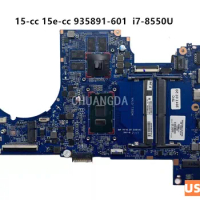 USED Laptop motherboard For HP Pavillion 15-CC Mainboard DAG74AMB8D0 935891-601 Core SR3LC i7-8550U N16S-GTR-S-A2