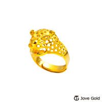 Jove Gold 漾金飾 捷豹連連黃金戒指