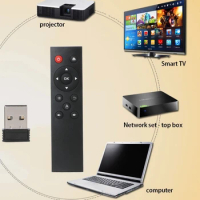 2.4G Air Mouse Remote Control with USB Receiver for Smart Android Box Computer PC Laptop Supports Linux System